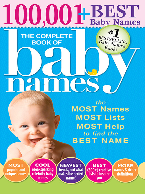 Title details for The Complete Book of Baby Names by Lesley Bolton - Wait list